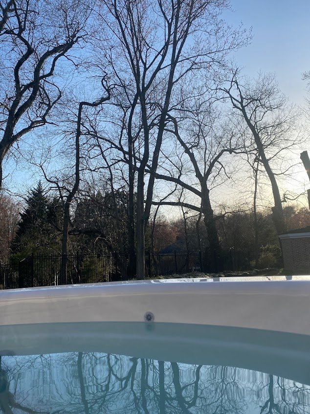 Cecchi's brand new hot tub in Virginia