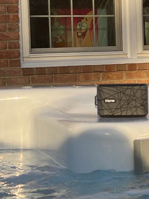 Cecchi's brand new hot tub in Virginia