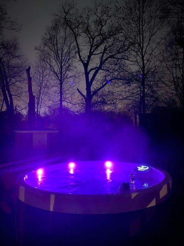 Cecchi's brand new hot tub in Virginia